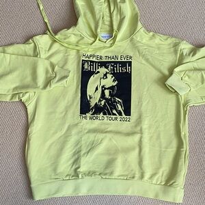 Authentic Billie Eilish Merch - Happier Than Ever 2022 Tour Hoodie